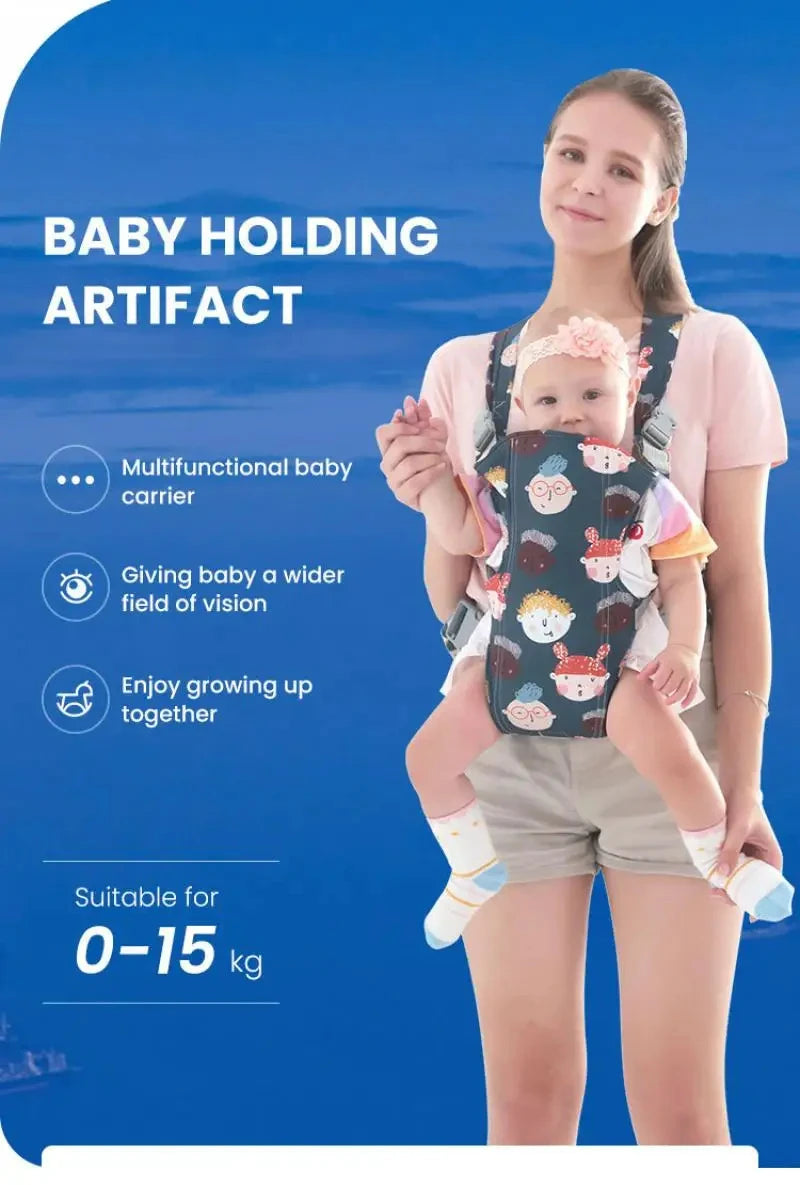 Baby Carrier Front Carry Horizontal Waist Stool | Ergonomic Adjustable - Chamberland Homes