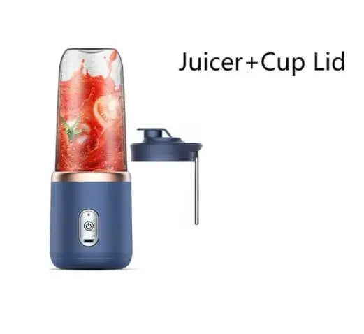 Portable Electric Juice Extractor | Blue/Pink Multi-Function Mixing Cup - Chamberland Homes