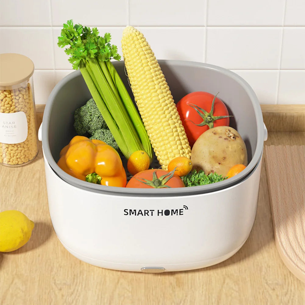 Ultrasound Fruit & Vegetable Cleaning Machine | Wireless Kitchen Gadget - Chamberland Homes