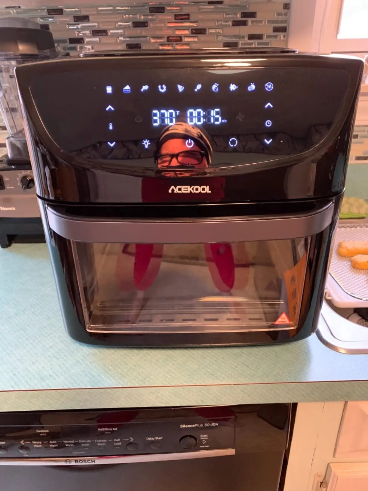 18L Digital Air Fryer Toaster Oven - 10-in-1 Combo