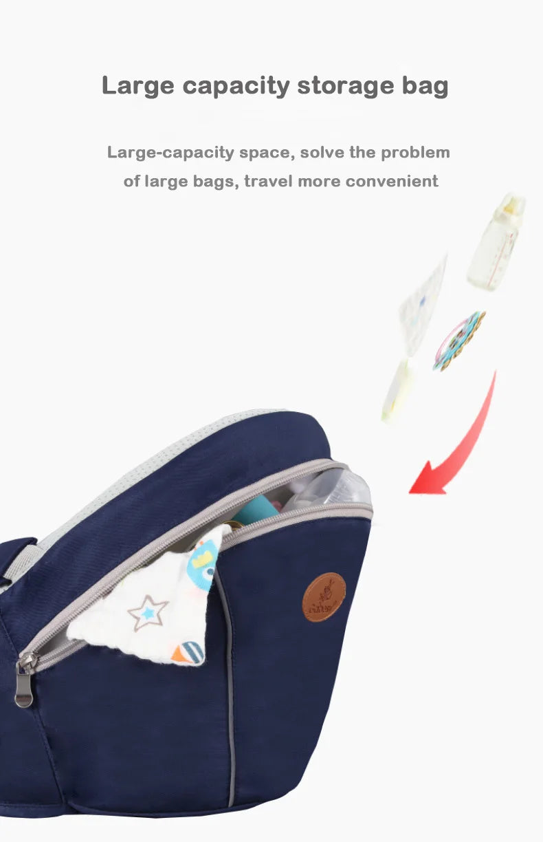 Premium Breathable Hip Seat Baby Carrier | Multi-Function Design - Chamberland Homes
