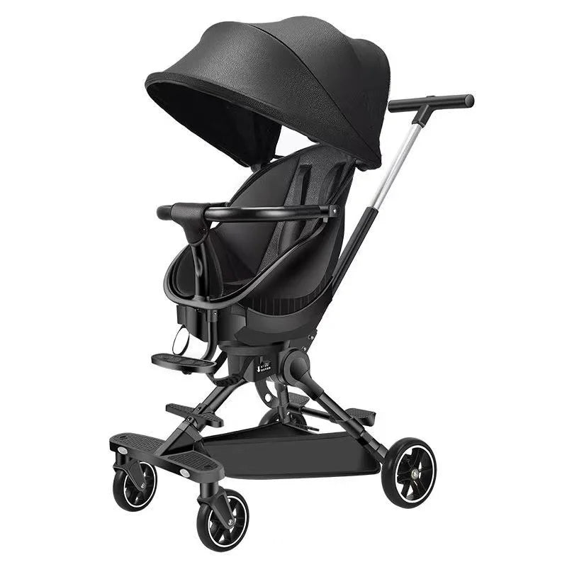 High-Quality Baby Convertible Rider Stroller | Lightweight, Foldable & Portable - Chamberland Homes
