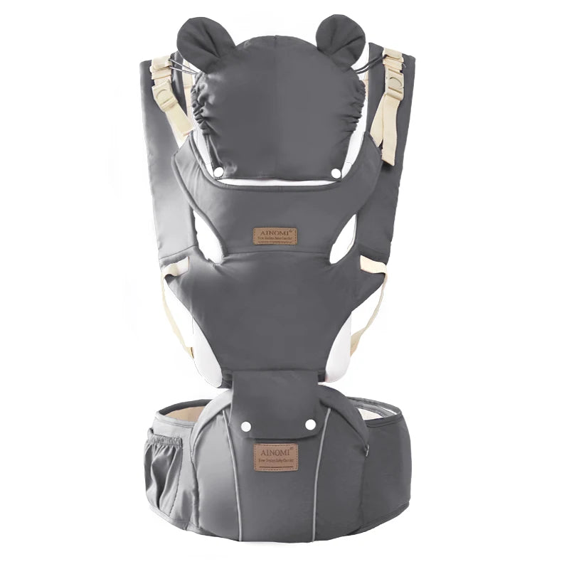 Ergonomic Baby Carrier | Front-Facing Hipseat Wrap Sling for Parents - Chamberland Homes