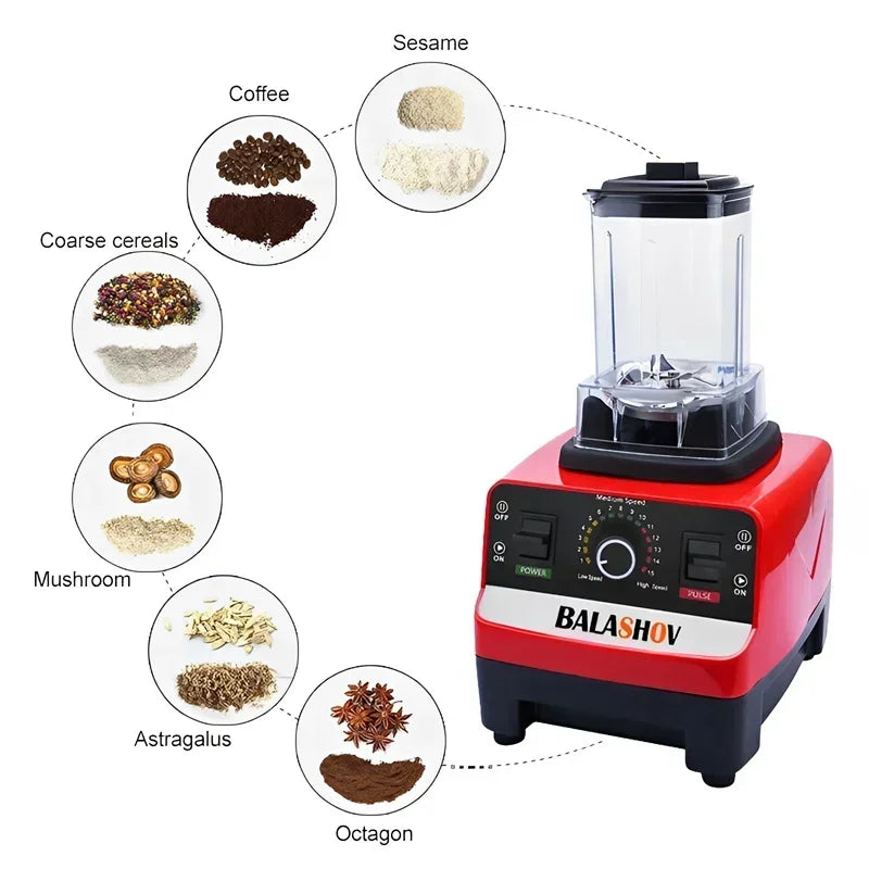 2000W Heavy Duty Commercial Blender | High Power Juice Maker - Chamberland Homes