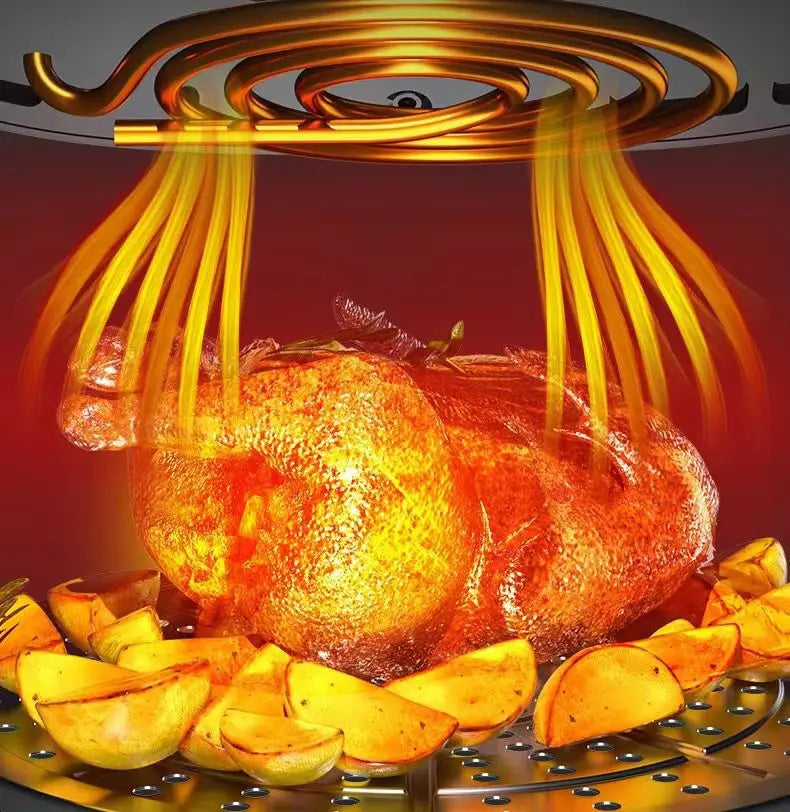7L Digital Oil-Free Air Fryer | LED Touch Screen & Timer - Chamberland Homes