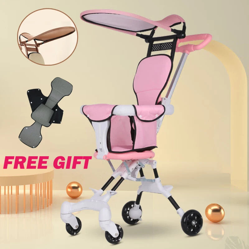 Baby Stroller for Toddler | Lightweight, One-Click Folding, Swivel Wheels - Chamberland Homes