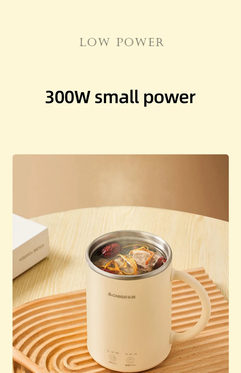 400ml Electric Kettle | Tea Pot & Multi-function Stew Cup - Chamberland Homes
