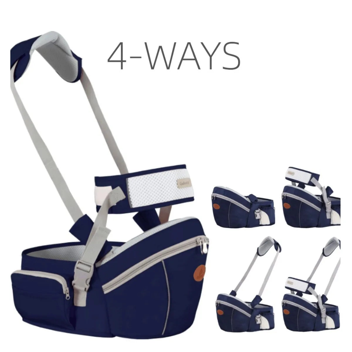 Premium Breathable Hip Seat Baby Carrier | Multi-Function Design - Chamberland Homes
