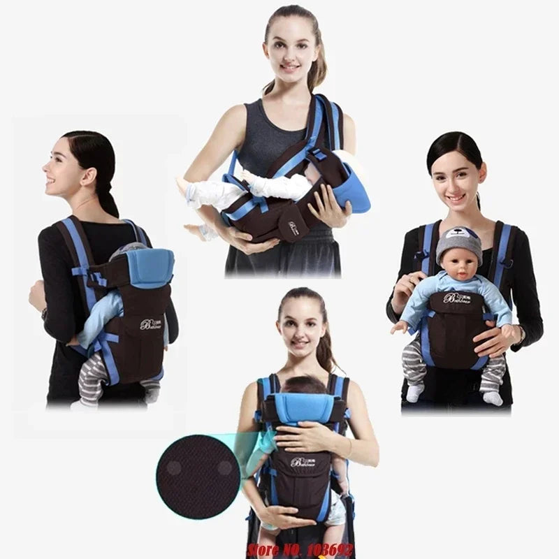 Adjustable Ergonomic Baby Carrier | Front & Back Carrier for Parents - Chamberland Homes