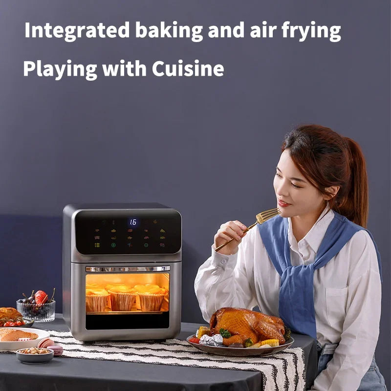 10L Electric Air Fryer | Oil-Free, 360° Convection Oven Fryer