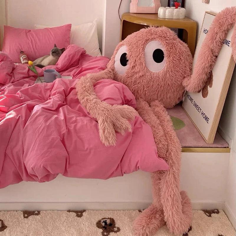 175CM  New Giant Swag Plush Green or Pink Octopus Alien Monster Stuffed Toy - Chamberland Homes