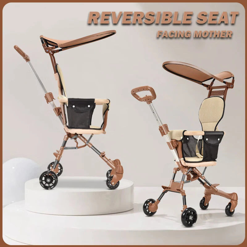 Baby Stroller for Toddler | Lightweight, One-Click Folding, Swivel Wheels - Chamberland Homes