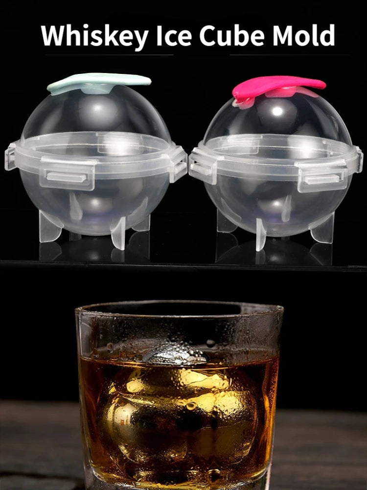 Large 5CM Round Ice Mould Tray for Whiskey & Ice Cream