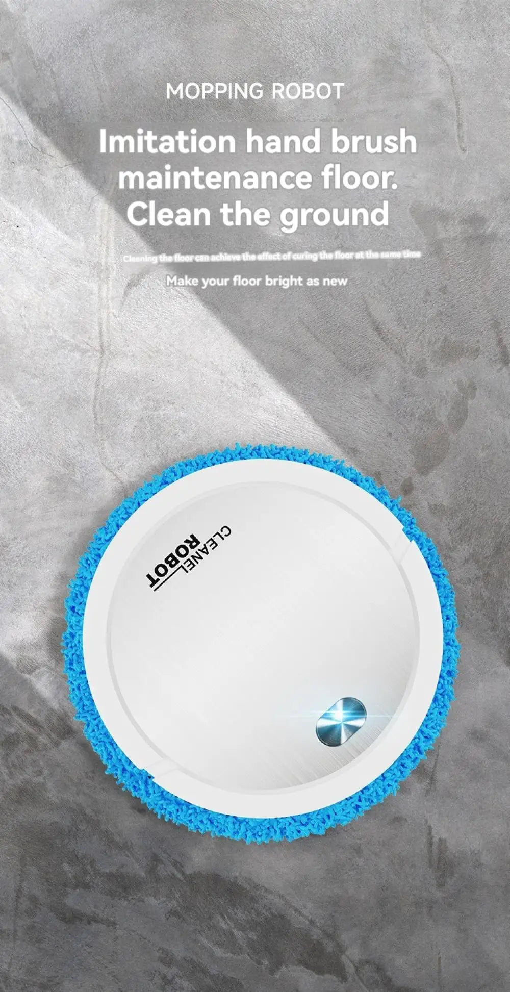 Floor Mopping Robot | Silent Wet & Dry Automatic Electric Sweeper - Chamberland Homes