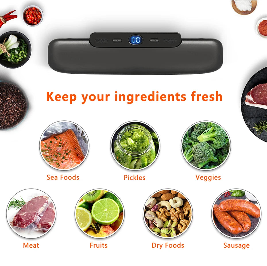 Electric Vacuum Food Sealer Machine | Wet & Dry Packing - Chamberland Homes