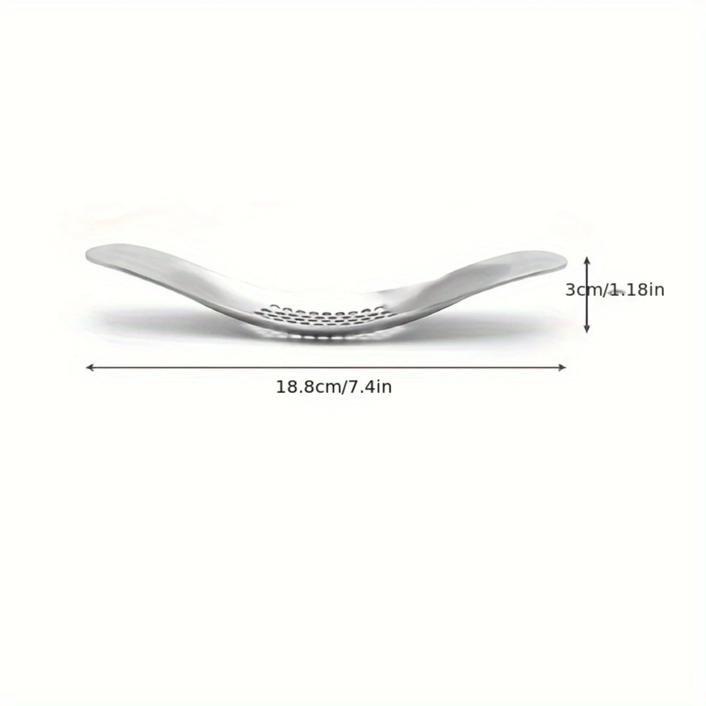 Stainless Steel U-Shaped Garlic Press | Multifunctional Manual Mincer - Chamberland Homes