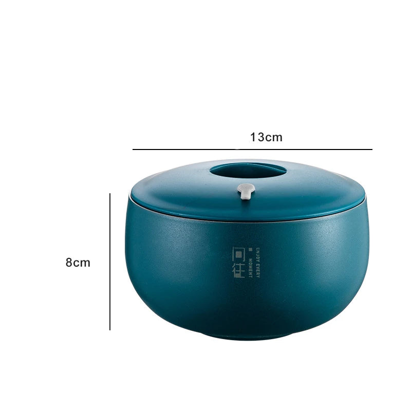 Japanese Style Rice Soup Bowl | Stainless Steel Double Layer - Chamberland Homes