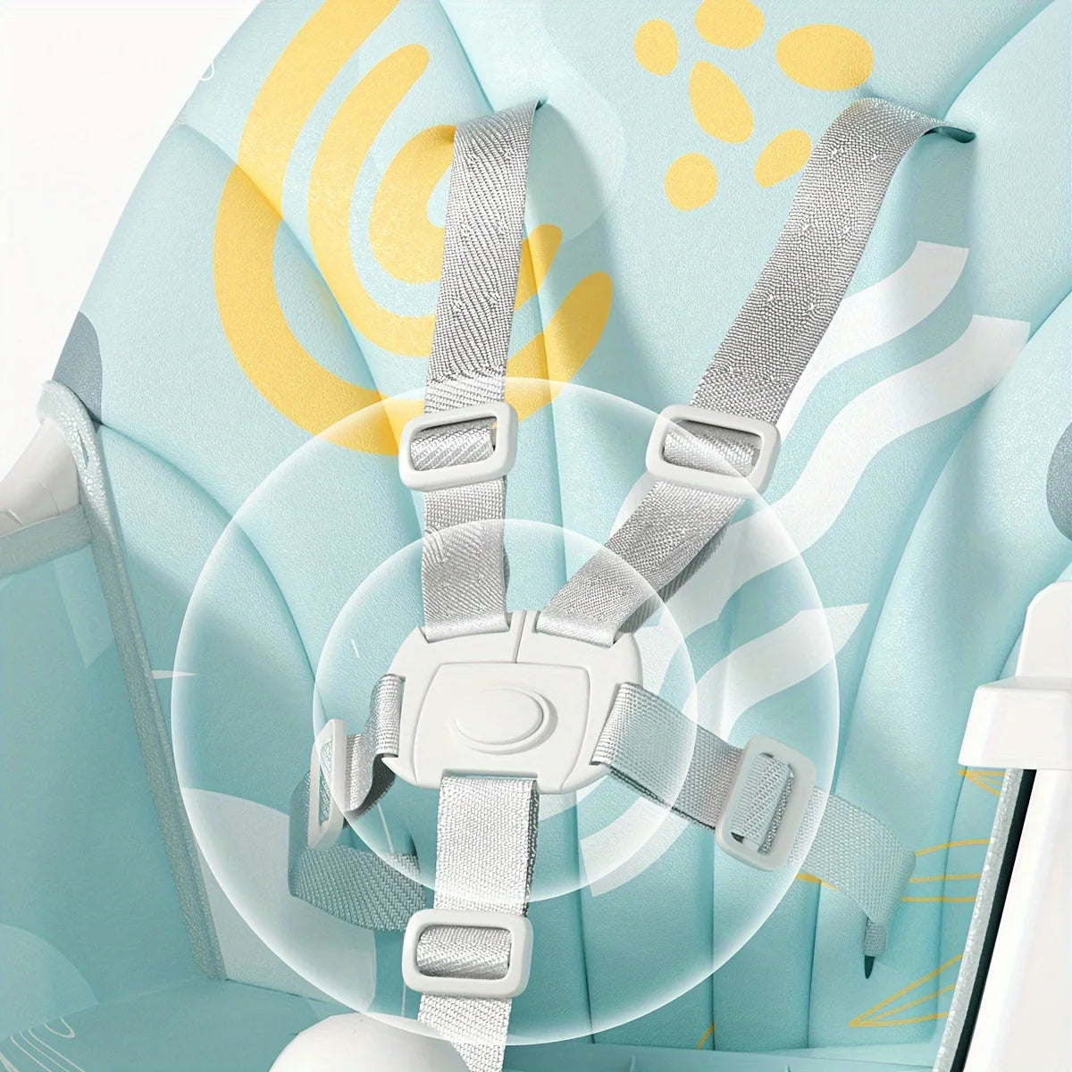 3-in-1 Convertible Baby High Chair | Foldable Infant Rocker - Chamberland Homes