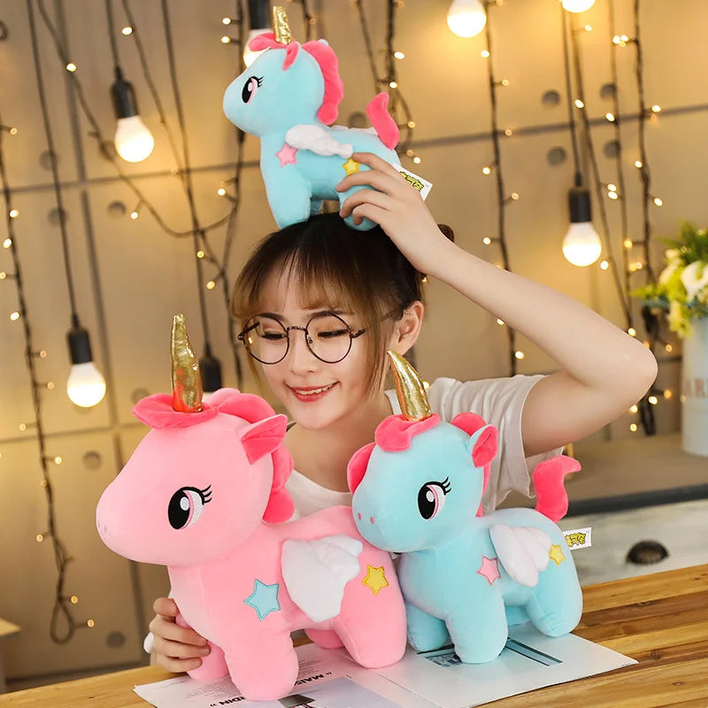 Soft Unicorn Plush – Cozy Pillow & Gift for Kids