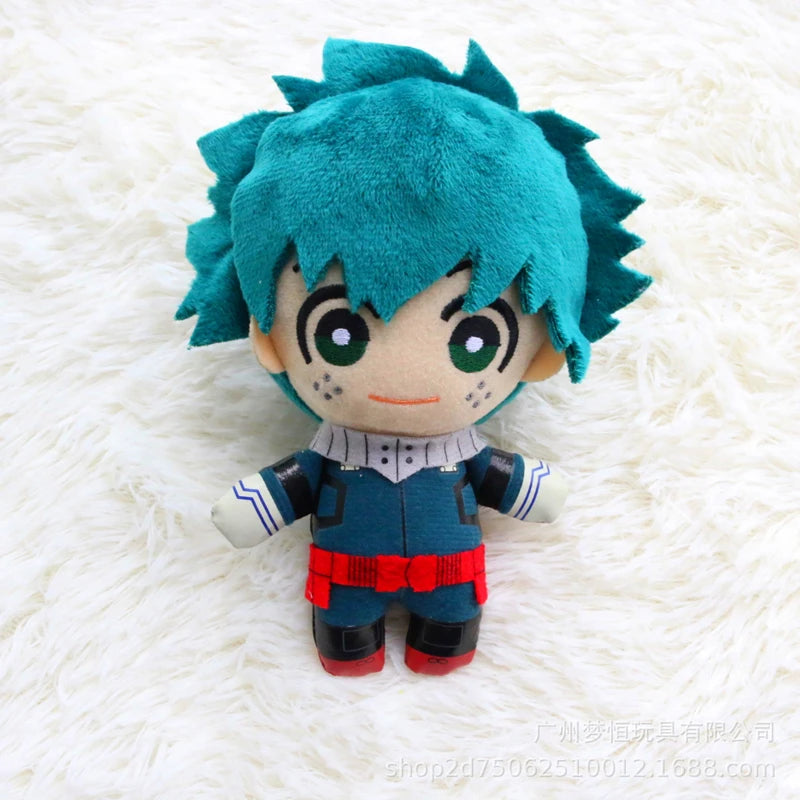 15CM My Hero Academia Plush Pendants – Izuku, Katsuki, & Shouto Soft Doll Keychains