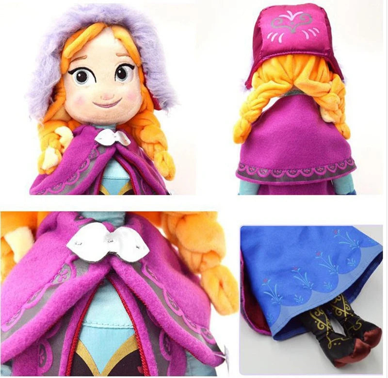 Disney Frozen Plush Dolls – Elsa & Anna 40CM/50CM Stuffed Toys for Kids