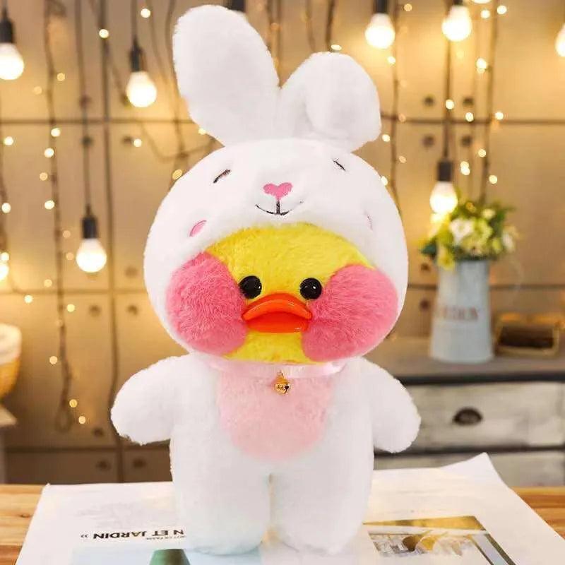 30cm Cute Lalafanfan Yellow Cafe Ducks Stuffed Soft Toy Kawaii Soothing Toys Aminal Dolls Pillow For Gril Kids Brithday Gifts - CHAMBERLAND HOMES