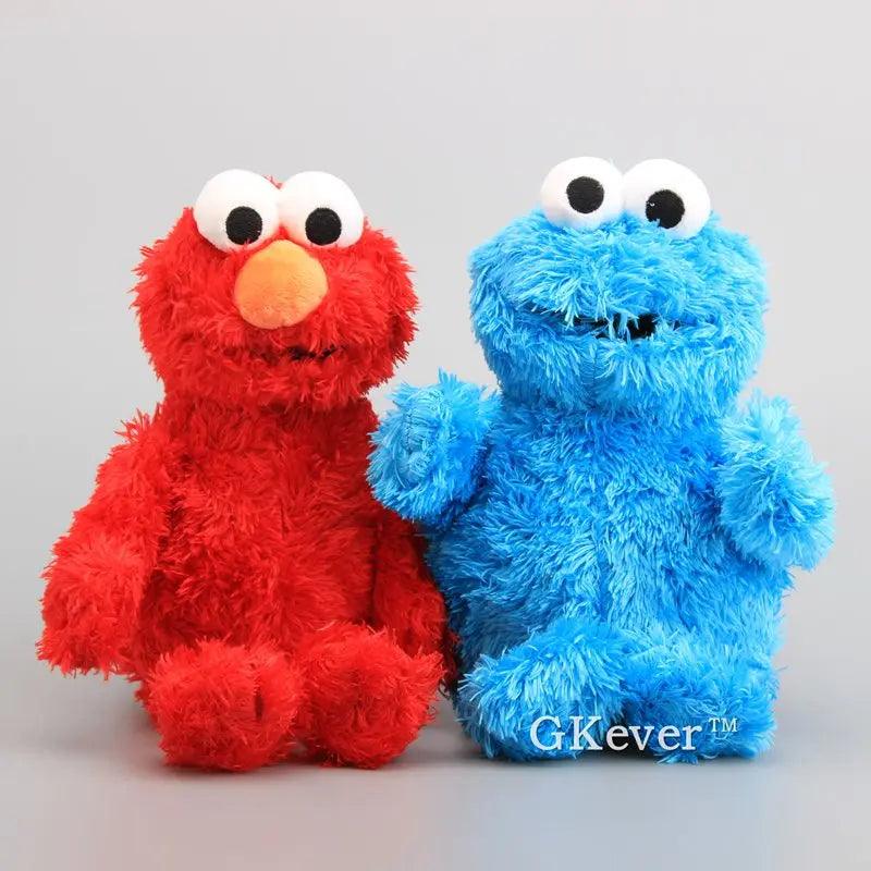 High Quality Elmo & Cookie Monster Plush Toys - 30-33 CM