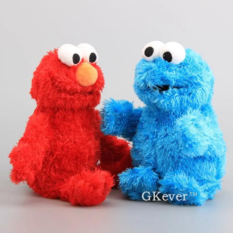 High Quality Elmo & Cookie Monster Plush Toys - 30-33 CM