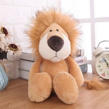 Soft Jungle Plush Toys – Lion, Elephant, Tiger & More!