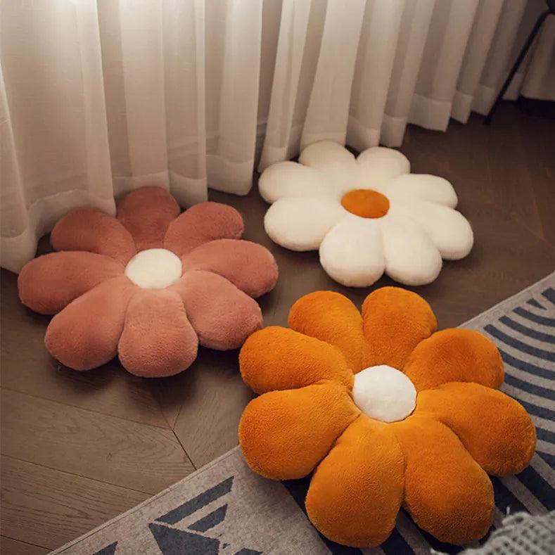 50cm Small Daisy Flower Seat Cushion Bedroom Floor Tatami Cushion Sofa Chair Ass Pad Seat Bed Back Cushion Home Decor - CHAMBERLAND HOMES