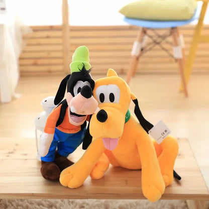 Disney Plush Toys (30/40cm) - Miaomiao House Minnie, Mickey, Pluto, Goofy & More