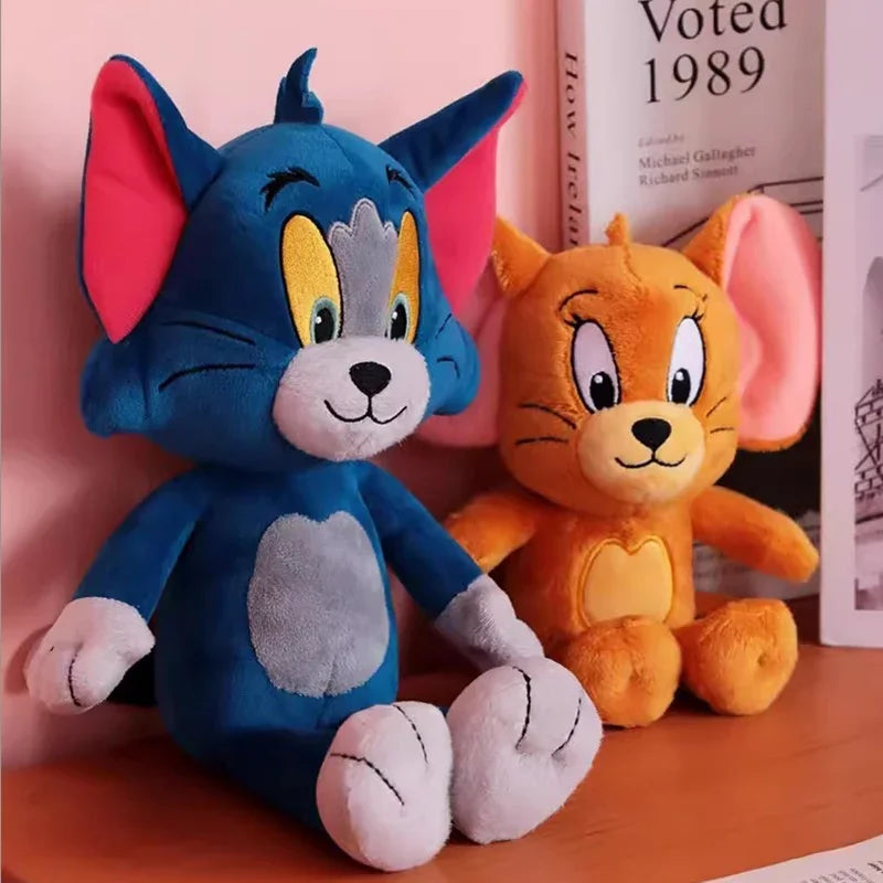 Anime Tom & Jerry Plush Toys – Cute Cat & Mouse Stuffed Figures