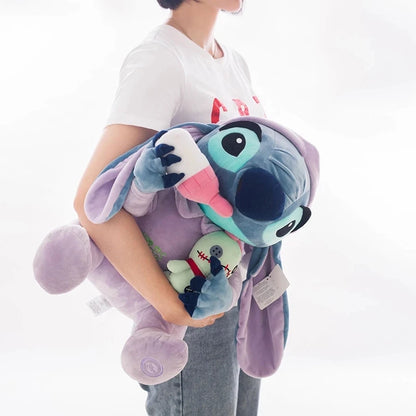 Disney 28cm Marie Cat & Stitch Plush Toys – Cute Soft Stuffed Animal Pillows