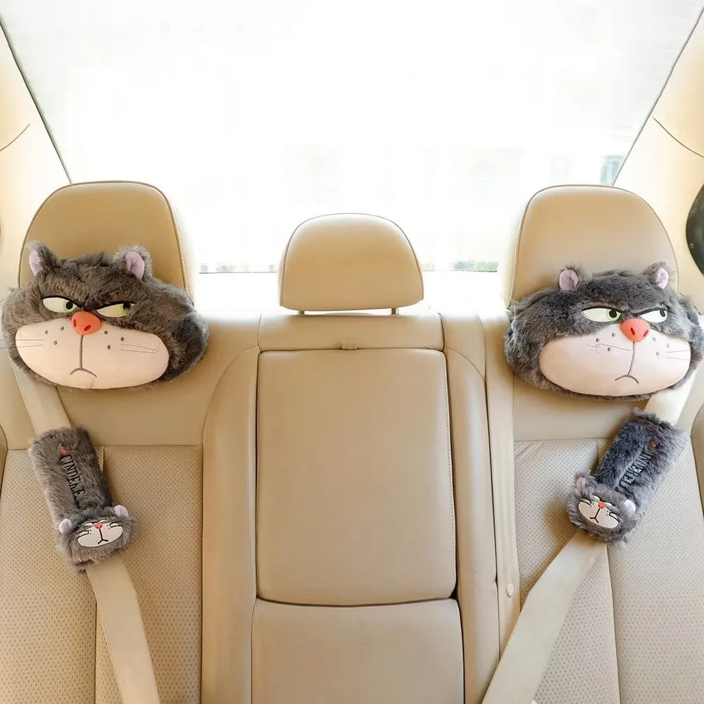 Disney Cinderella’s Lucifer Plush Doll – Cute Cat Stuffed Neck Pillow & Car Decor