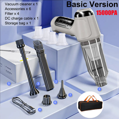 Car Vacuum Cleaner 95000PA | Wireless Handheld 2-in-1 Blower - Chamberland Homes