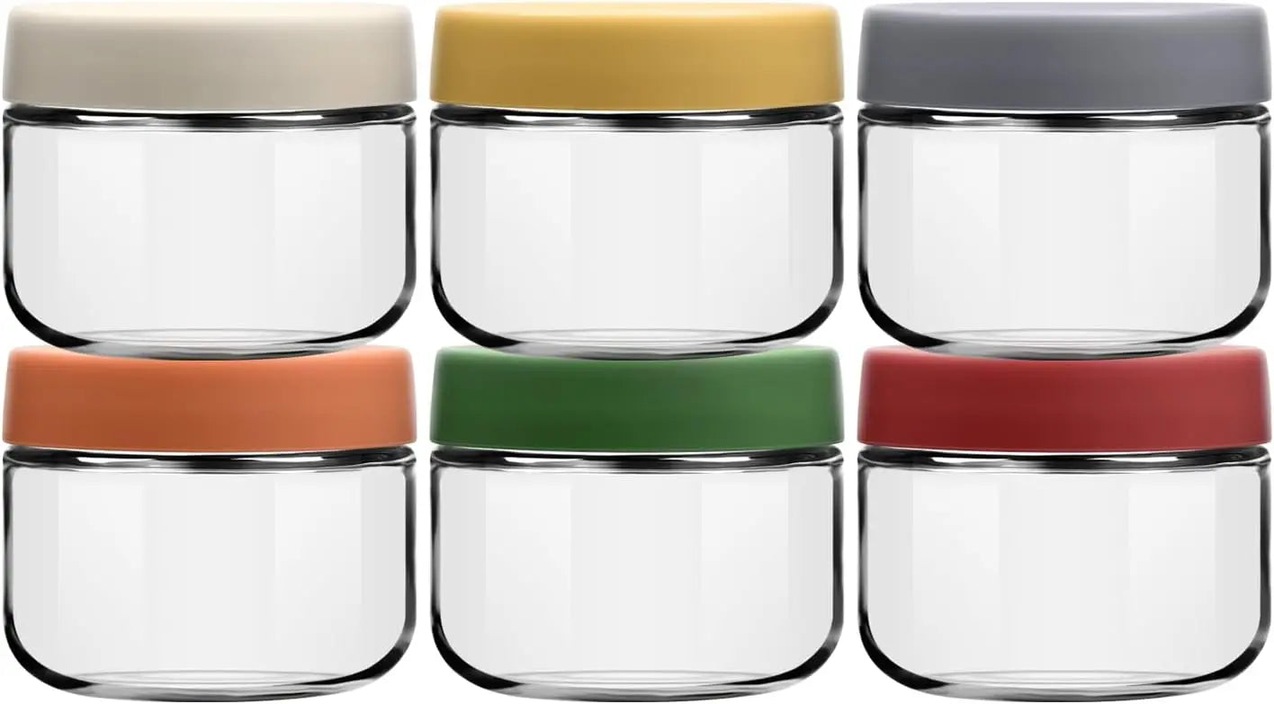 12-Pack Salad Dressing Containers | 2oz Glass Jars for Dips - Chamberland Homes