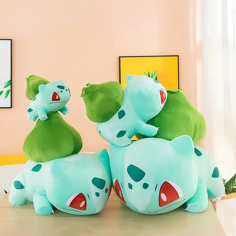 Original Pokémon Bulbasaur Plush – 25CM Cute Soft Toy & Pendant for Kids