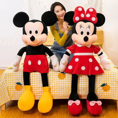 Disney Mickey & Minnie Plush Toy – Large Super Soft Throw Pillows (35-100cm)