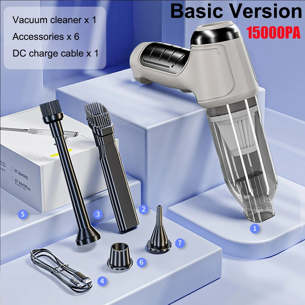 Car Vacuum Cleaner 95000PA | Wireless Handheld 2-in-1 Blower - Chamberland Homes