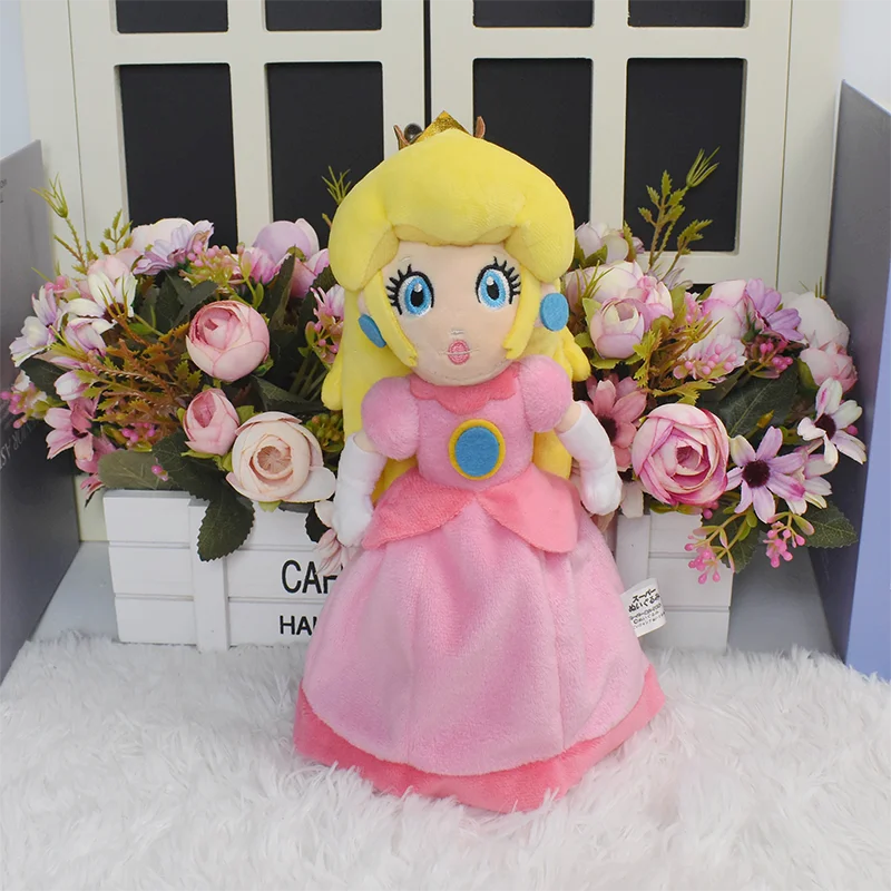 Princess Peach Mario Plush Toys – Kawaii Stuffed Dolls Collection