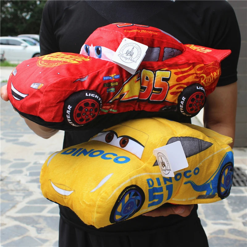 35cm Disney Pixar Cars Lightning McQueen Plush Doll – Creative Sofa Pillow & House Decor