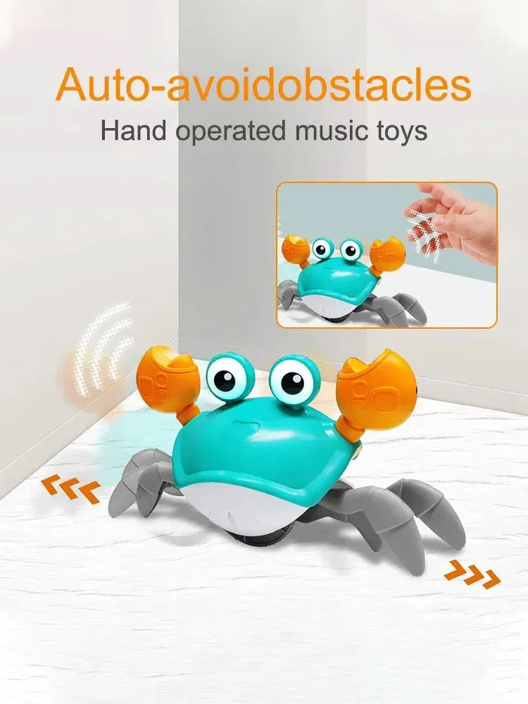Kids Induction Escape Crab Octopus Crawling Toy | Musical Educational Toy - Chamberland Homes