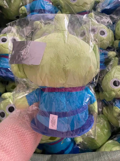 Kawaii Disney Toy Story Alien Action Figure – Three-Eyed Soft Pillow & Backpack Ornament