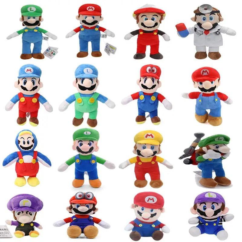 38 Styles Mario Bros Plush Toys Luigi Mario Drill Mario Doctor Plushies