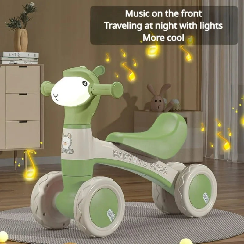 Baby Balance Bike with Bubbles, Music & Lights - Chamberland Homes