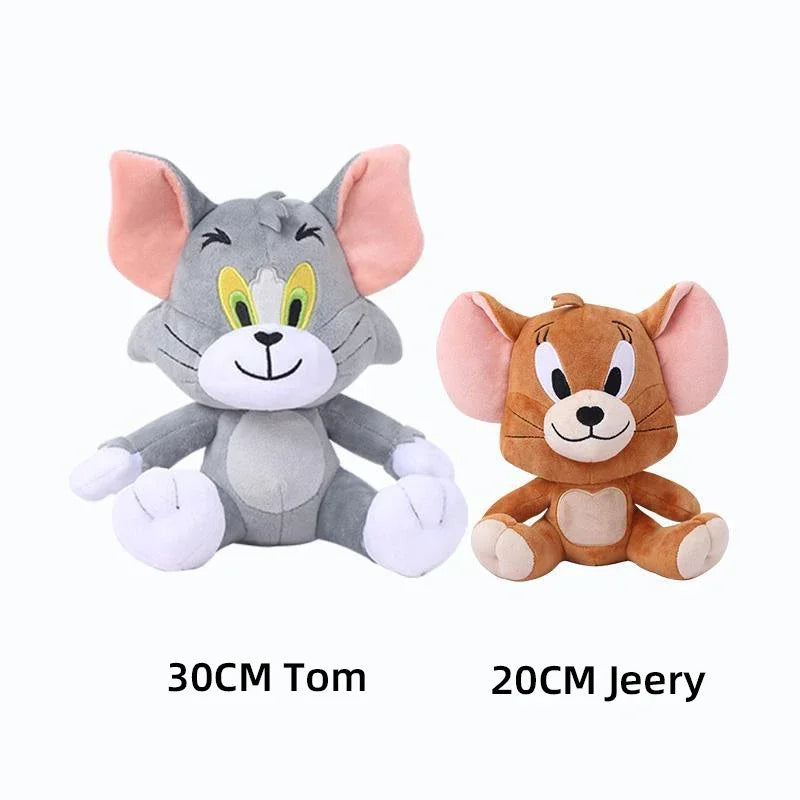 Anime Tom & Jerry Plush Toys – Cute Cat & Mouse Stuffed Figures