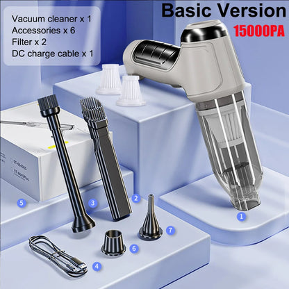 Car Vacuum Cleaner 95000PA | Wireless Handheld 2-in-1 Blower - Chamberland Homes