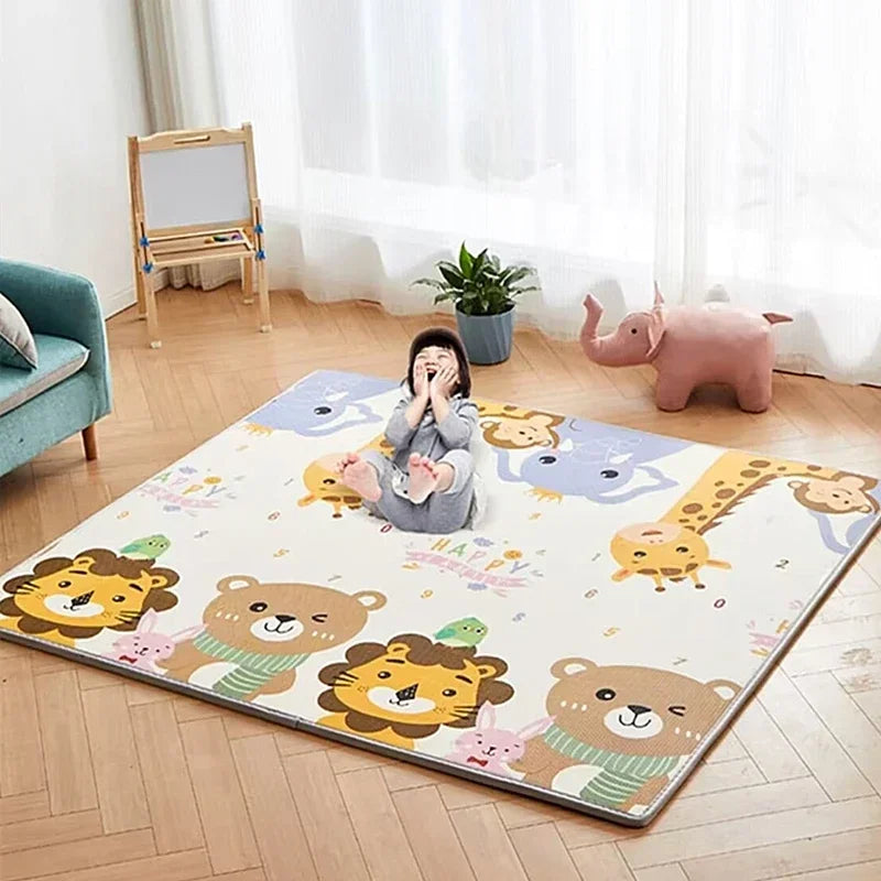 Non-Toxic 200cm x 180cm Baby Activity Mat | Safe Play Rug - Chamberland Homes