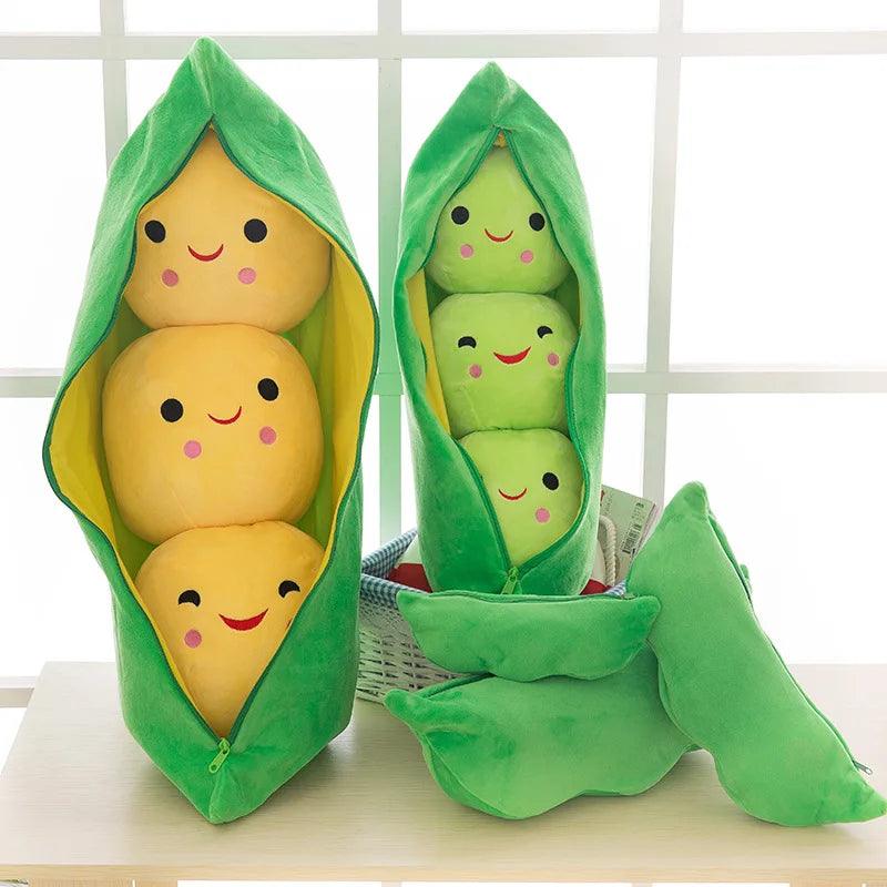 Pea Pods Plush Toy Doll Cute Couple Bean Sleeping Pillow Lover Holiday Gift - CHAMBERLAND HOMES