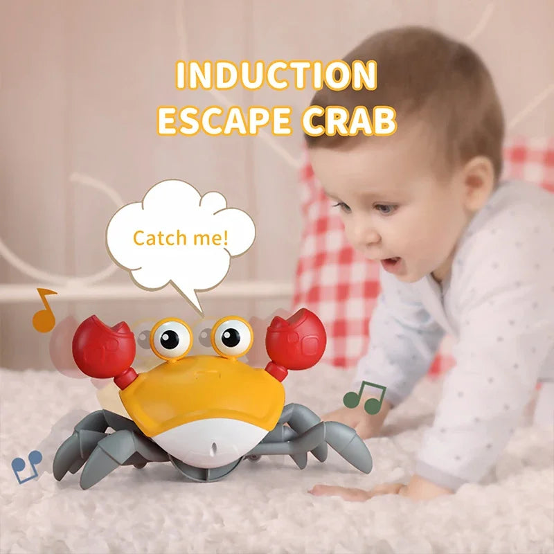 Kids Induction Escape Crab Octopus Crawling Toy | Musical Educational Toy - Chamberland Homes